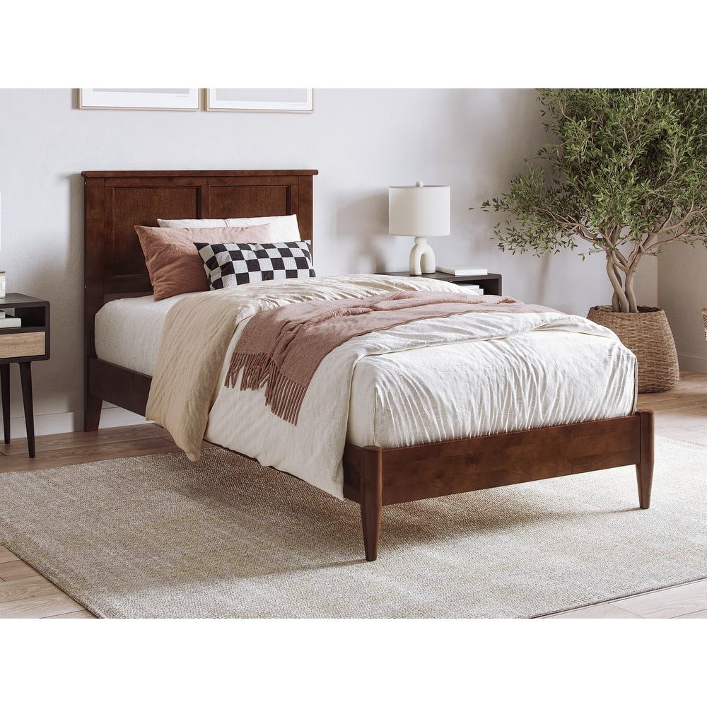 Charlotte Solid Wood Low Profile Platform Bed