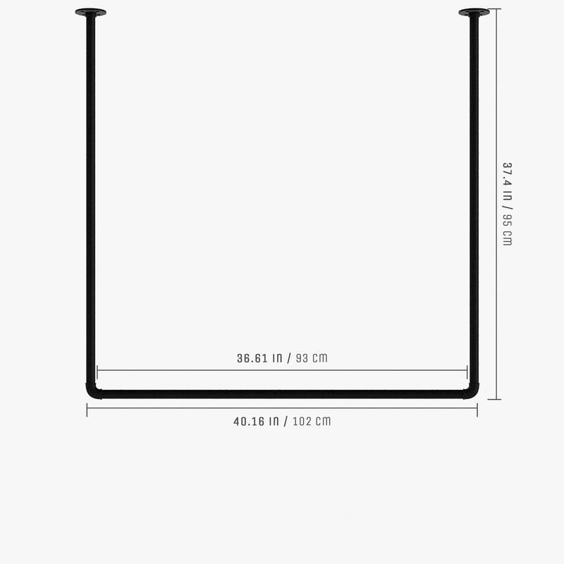 Clothes Rack - 15.19 x 40.16 x 37.4 inches