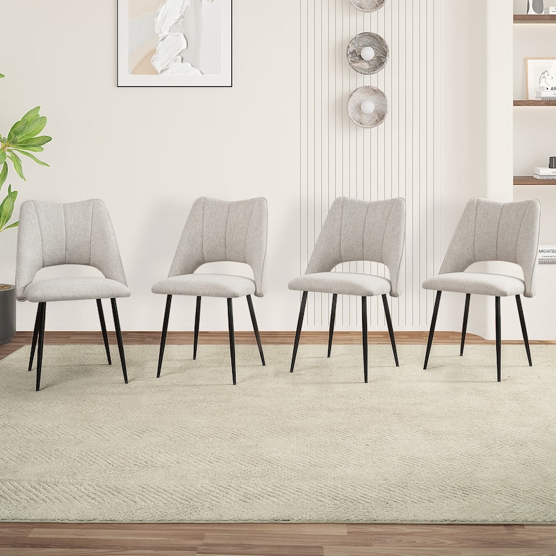 Upholstery Dining Chairs Set of 4