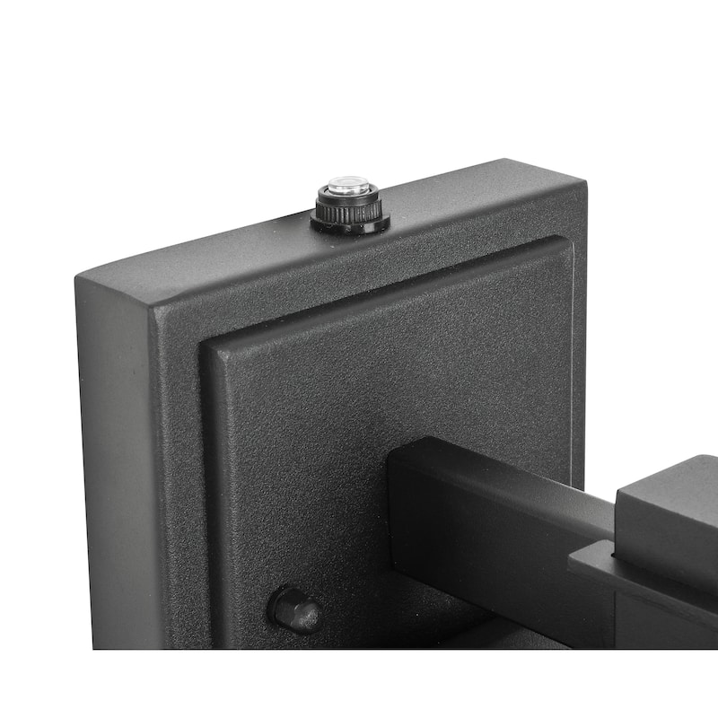 Black Not Motion Sensing Dusk to Dawn Outdoor Wall Lantern