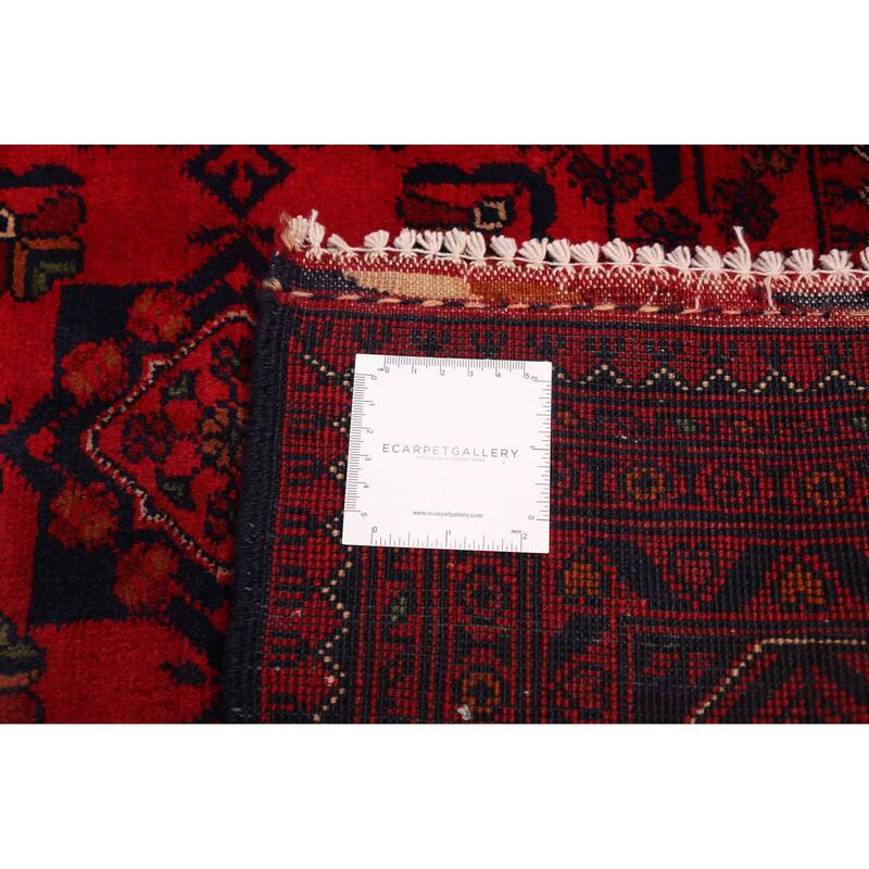 ECARPETGALLERY Hand-knotted Finest Khal Mohammadi Red Wool Rug - 4'9 x 6'5