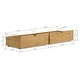 preview thumbnail 10 of 12, P'kolino Urban Wood Storage Drawers - Natural Oak