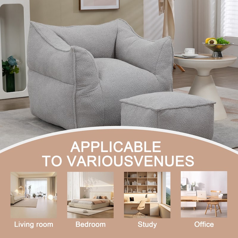 Adult and children's bean bag sofa, indoor and outdoor
