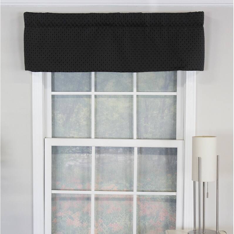 RLF Home Quality Freckled Tailored Valances - 50x14