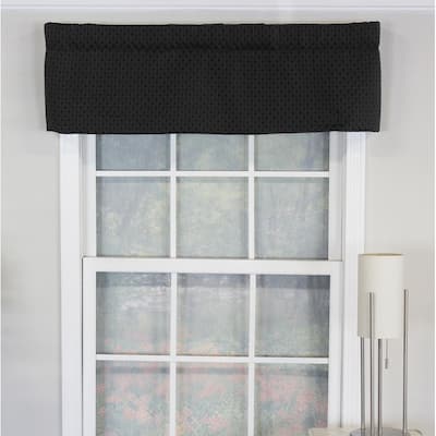 RLF Home Quality Freckled Tailored Valances - 50x14