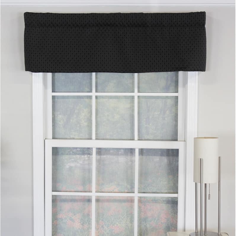 RLF Home Quality Freckled Tailored Valances - 50x14