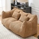 preview thumbnail 64 of 98, Modern Cute Chenille Upholstered Loveseat with High Resilience Foam