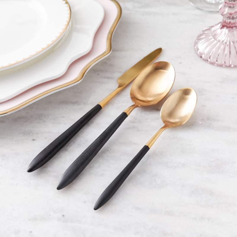 Fortessa Velo 18/10 Stainless Steel, 5PC Flatware Set (Service for 1), Silver