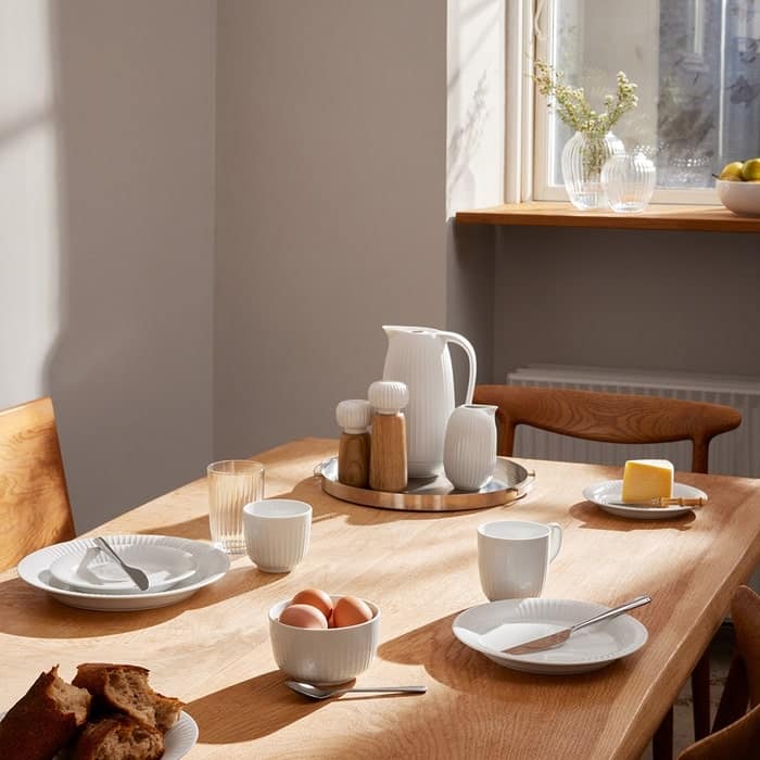 Kähler Hammershøi Plate, White - Ø: 7.5"