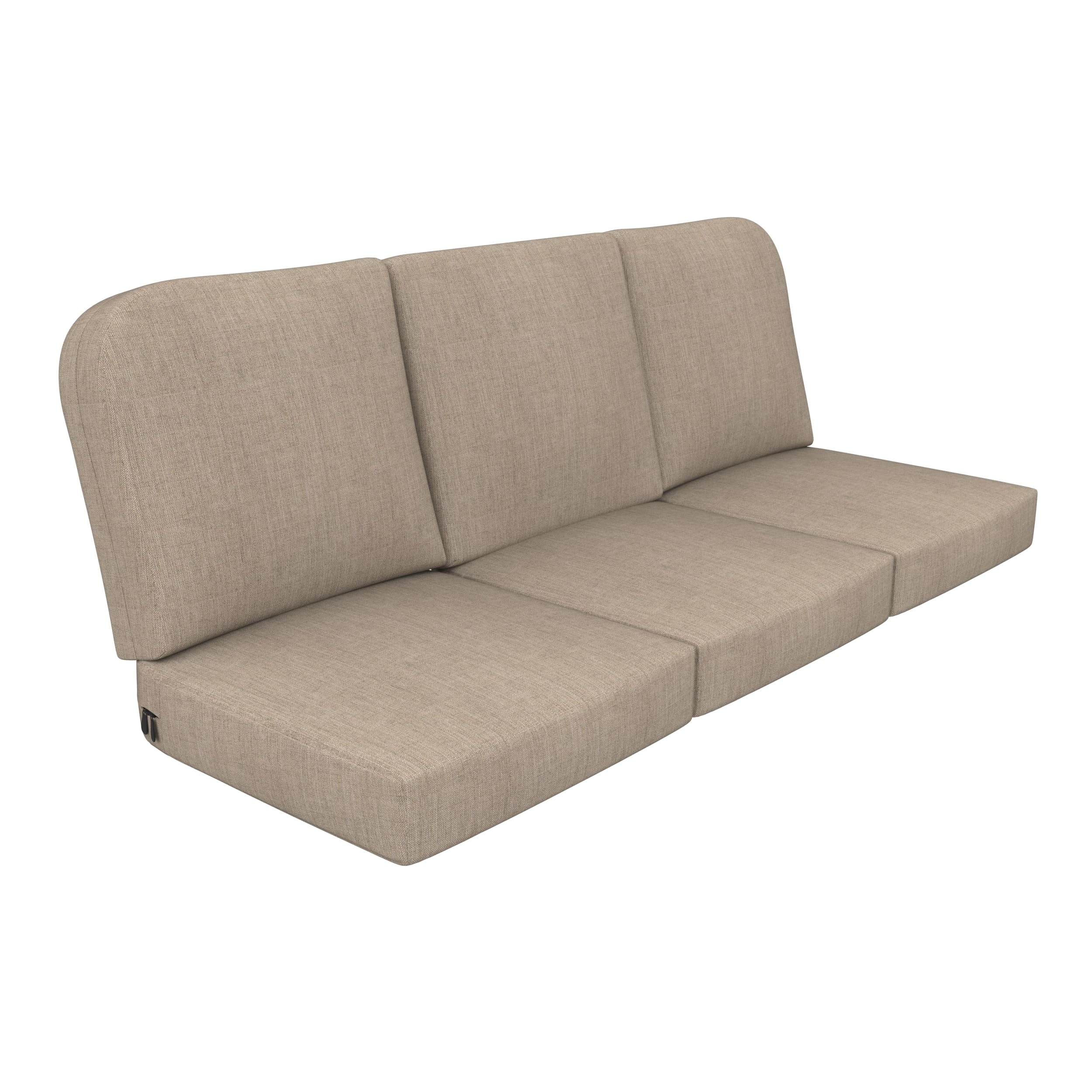 Covers & All Outdoor Sunbrella Deep Sofa Seat & Back Cushion for Patio Furniture - 24 x 22 x 5