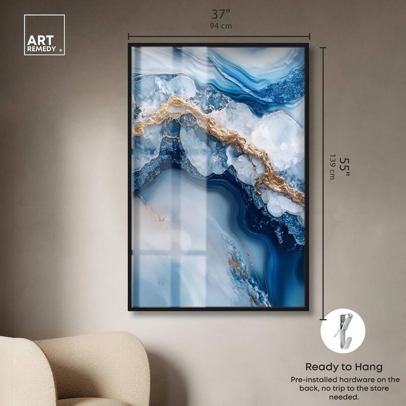 Molten Topaz II Shadowbox by Art Remedy