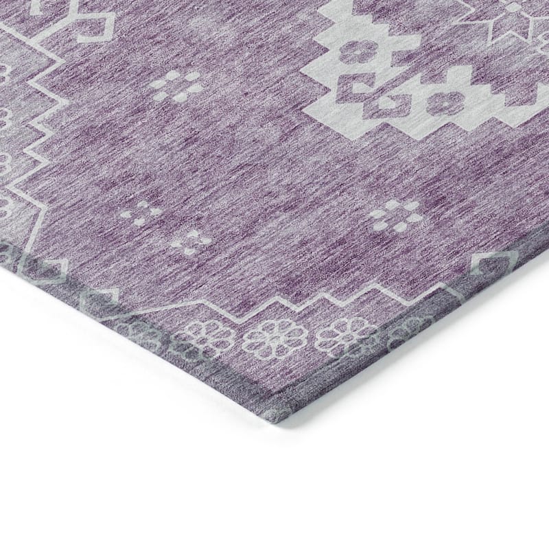 Machine Washable Indoor/ Outdoor Chantille Traditional Boho Rug