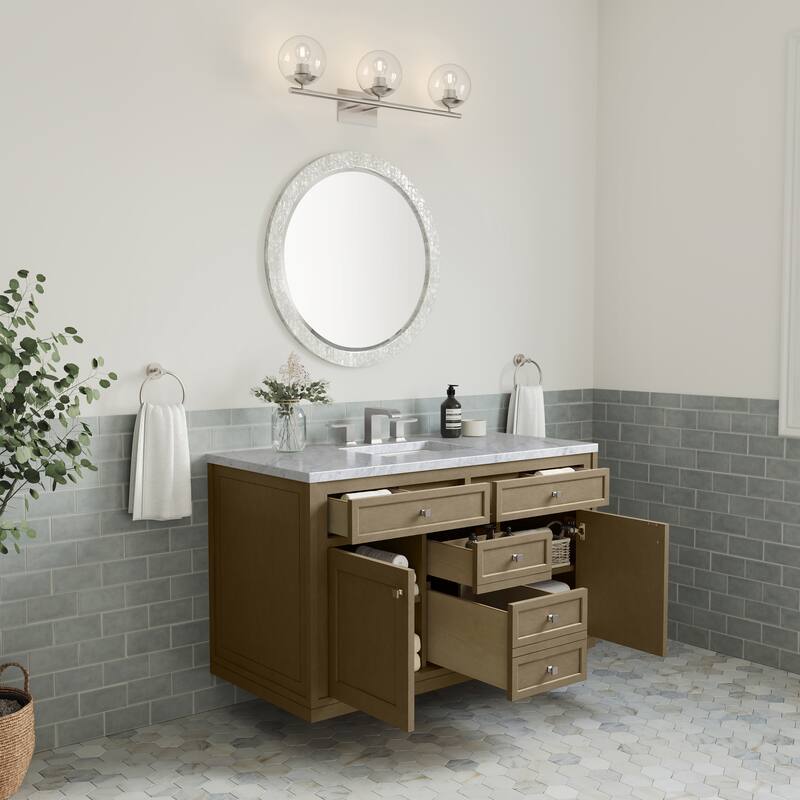 Chicago 48" Single Vanity, Walnut Whisper