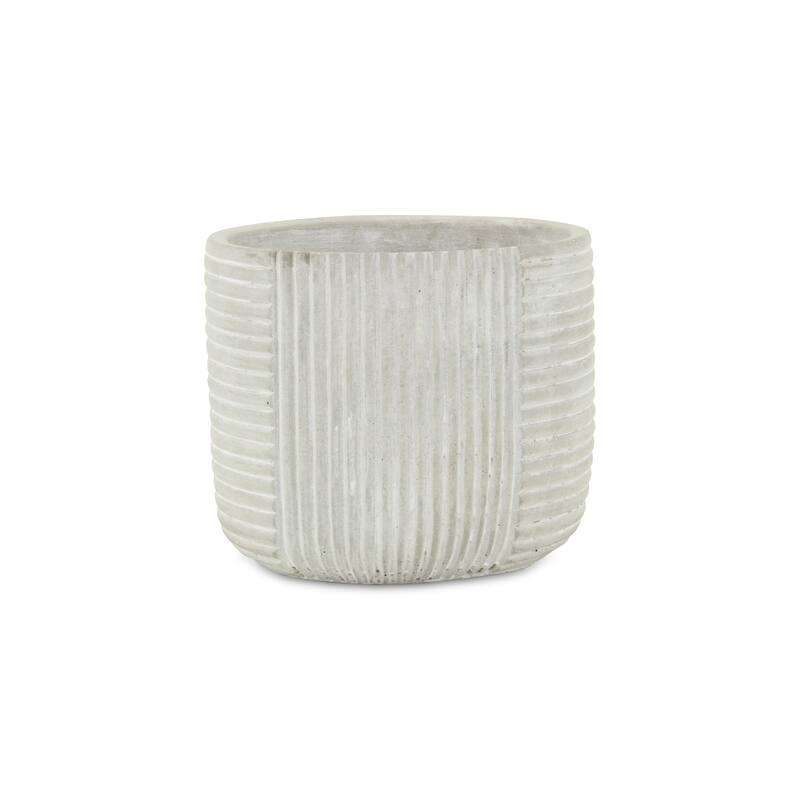 Urbanstone Gray Cement Intercoiled Pottery