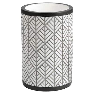 Shelby Resin Tumbler - White/Black