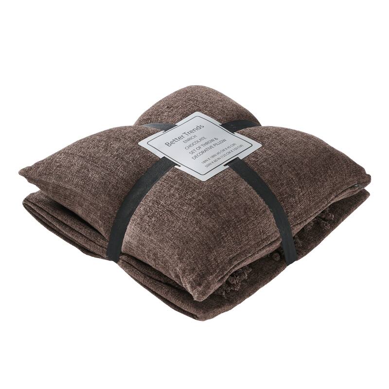 Better Trends Enrich Decorative & Throw Pillow, 100% Polyester