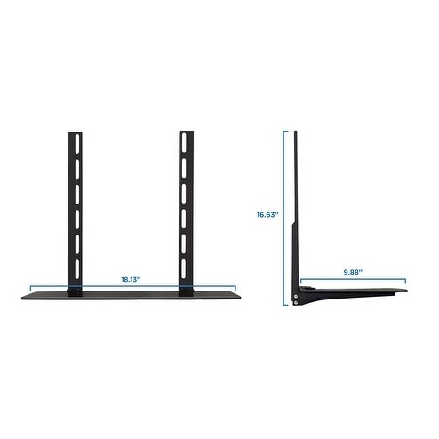 how to install a dvd player shelf to a tv wall mount