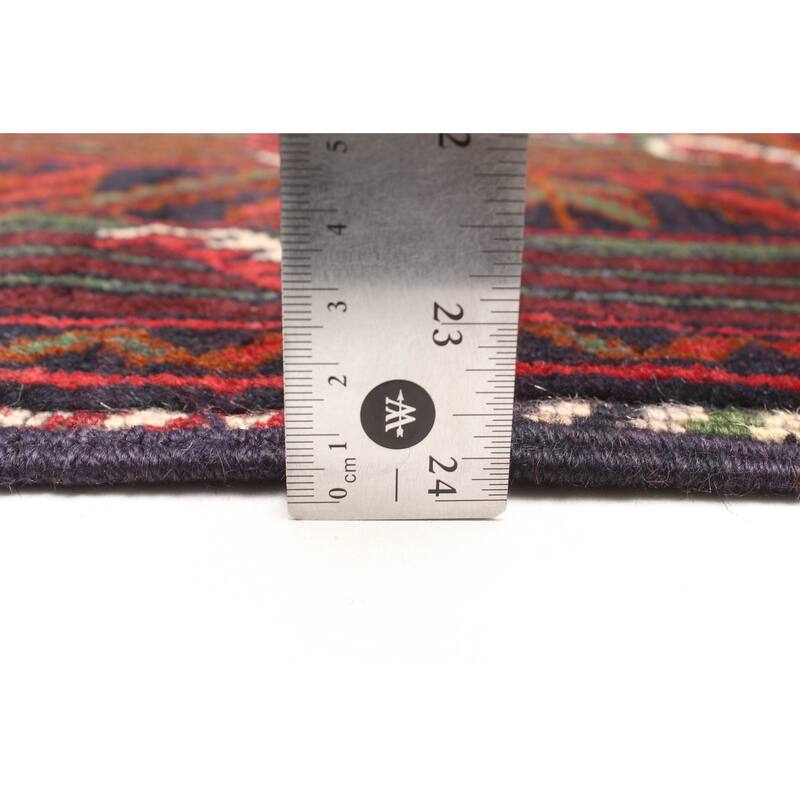 ECARPETGALLERY Hand-knotted Teimani Dark Brown Wool Rug - 3'10 x 6'4