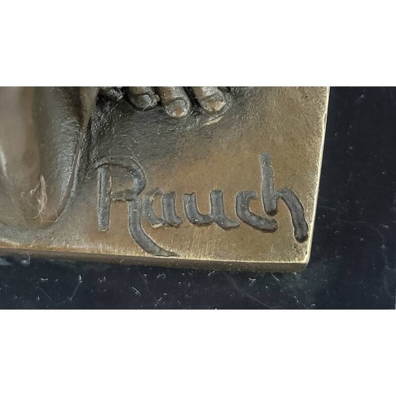 Bronze Child Angel Statue With Upraised Arms – Spiritual Décor On Marble Base