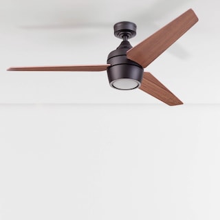 52" Honeywell Eamon Bronze Modern Indoor LED Ceiling Fan with Light, Remote Control