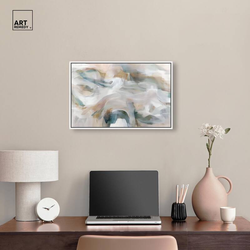 Whispering Colors IV Canvas by Art Remedy