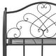 preview thumbnail 50 of 53, SAFAVIEH Amaris Victorian Wrought Iron 4-Tier Outdoor Bakers Rack. - 25" W x 15" D x 63" H