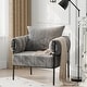 preview thumbnail 1 of 24, Accent Chair with Pillow, Modern Living Room Chairs Gray