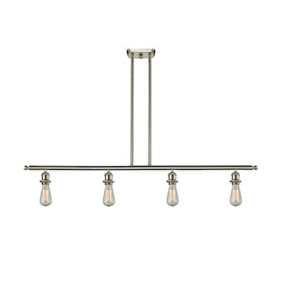 Innovations Lighting Bare Bulb 4 Light 48" Wide Linear Chandelier