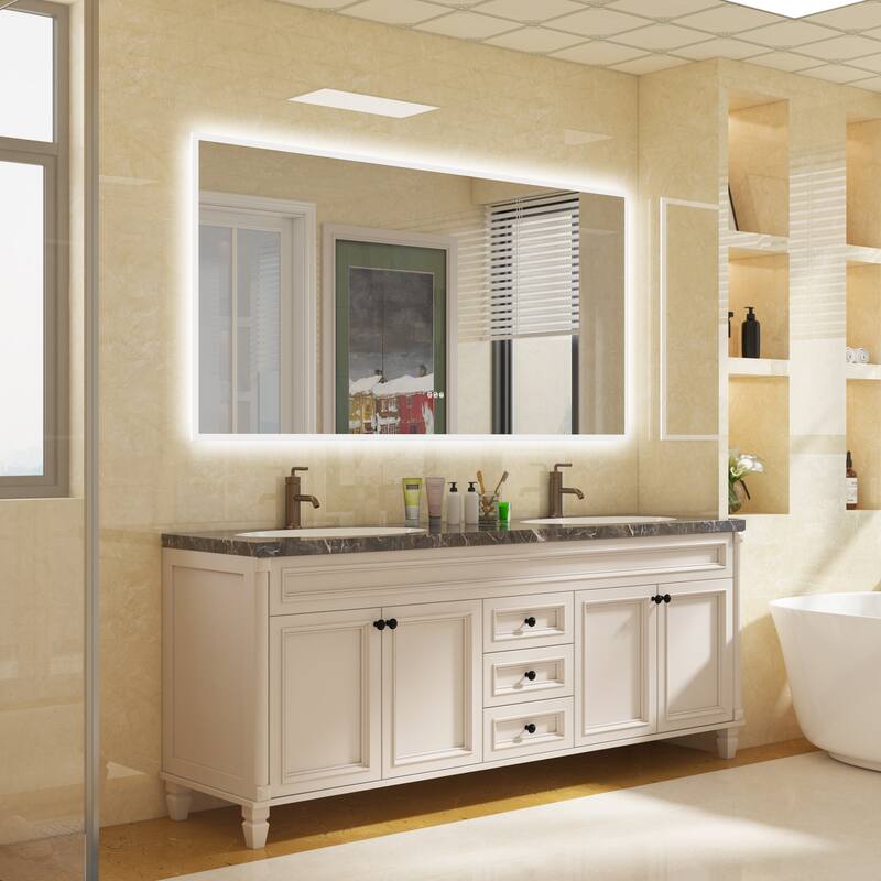 Modern Wall Mounted LED Bathroom mirror