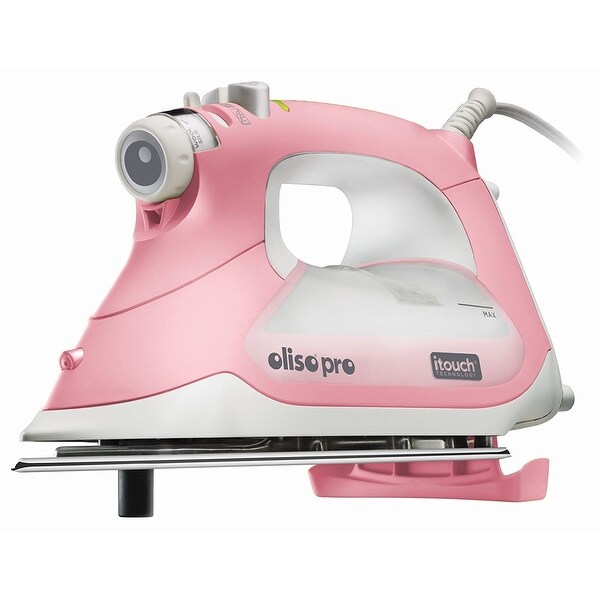 Oliso Pro TG1600 Smart Iron with iTouch Technology, 1800 Watts, Pink