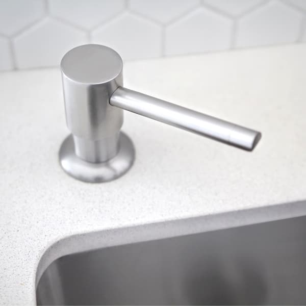 Stainless Steel Soap Dispenser for Kitchen Sink. Pump Liquid ...