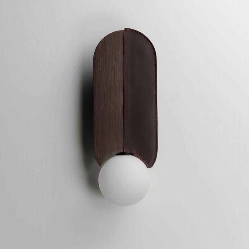 Studio M SM24601 Stitched 16" Tall LED Wall Sconce by Nina Magon