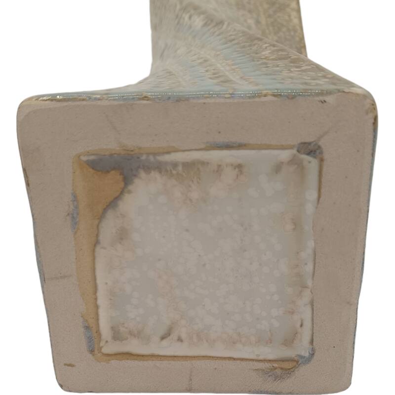 Stoneware Decorative Vase with Drip Glaze Finish Modern Home Decor