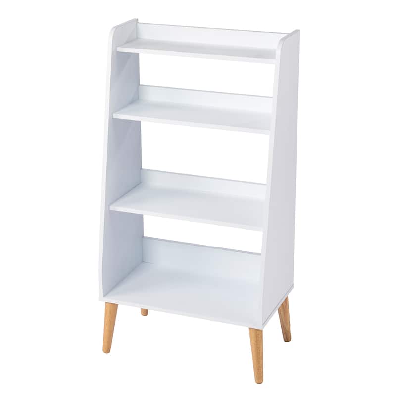 SEI Furniture Barrencroft Mid-century Modern Wood Leaning Ladder Bookcase