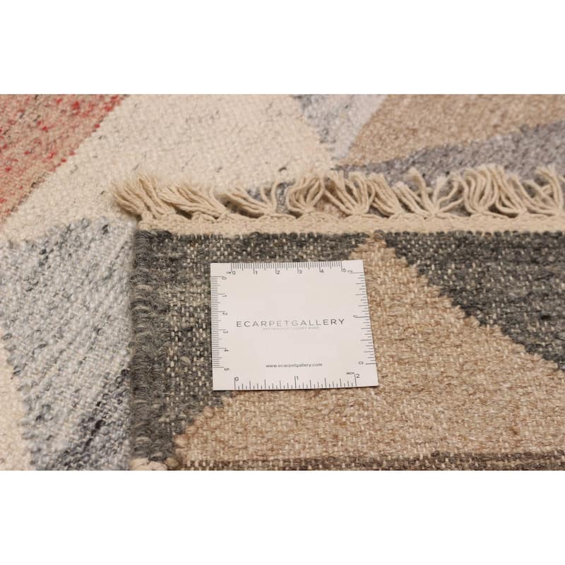 Ankara FW Cream Kilim 4'10" x 7'10" - 4'10 x 7'10