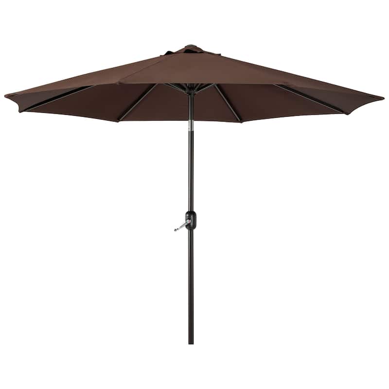 Holme 9-foot Steel Market Patio Umbrella with Tilt-and-Crank