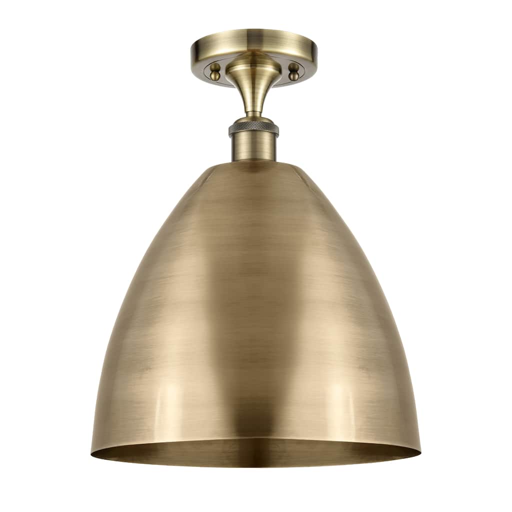 Innovations Lighting Metal Bristol - 1 Light 12" Semi-Flush Mount