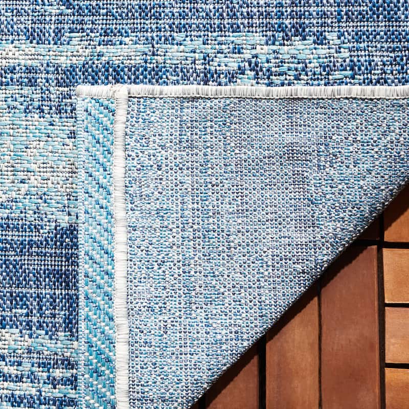SAFAVIEH Courtyard Huner Casual Waterproof Patio Backyard Rug