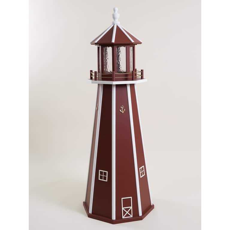 Poly Lighthouse with Solar Light