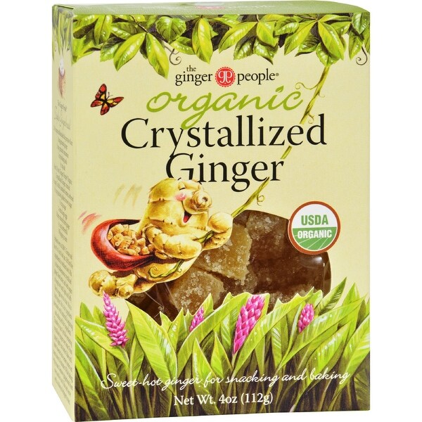 Ginger People Organic Crystallized Ginger Box - 4 oz - Case of 12