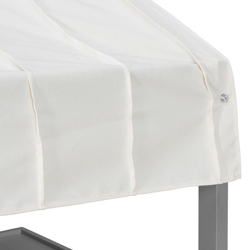 Full Size House Bed Wood Platform Bed with Tent and 21.7 inch Rail, LED Kids Bed with 2 Drawers Side Bookshelf Integrated Socket