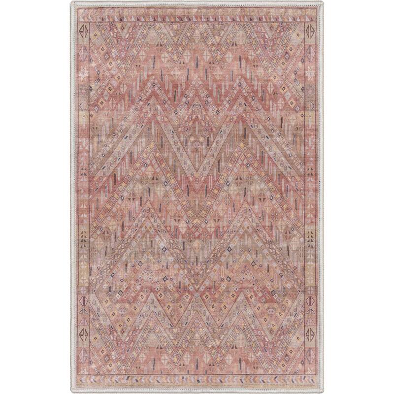 Well Woven Asha Vintage Anya Machine Washable Area Rug