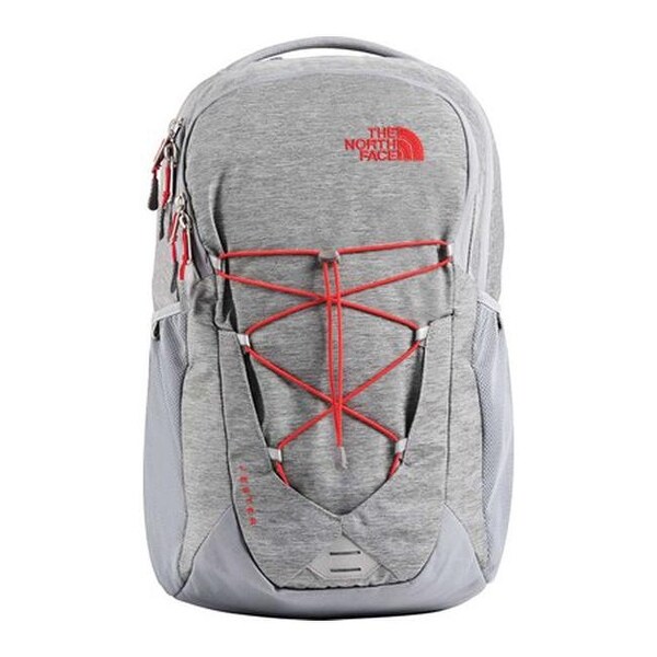 north face jester backpack heather grey