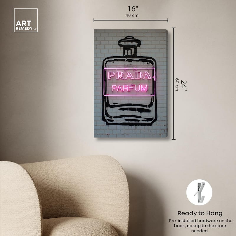 Fragrance Frame Canvas by Art Remedy, Gallery Wrapped