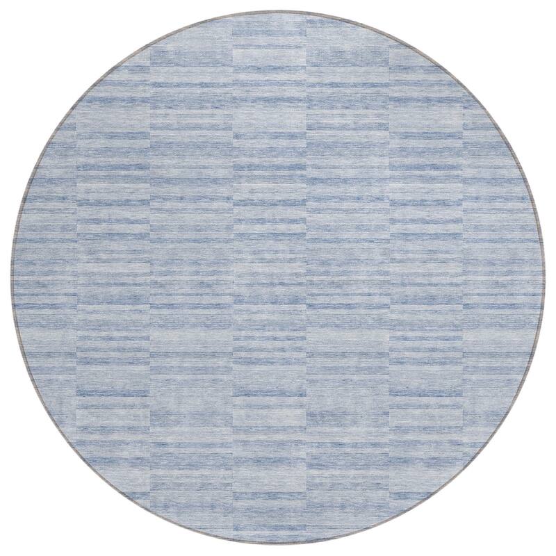 HomeRoots Striped Transitional Rectangle Outdoor Rug