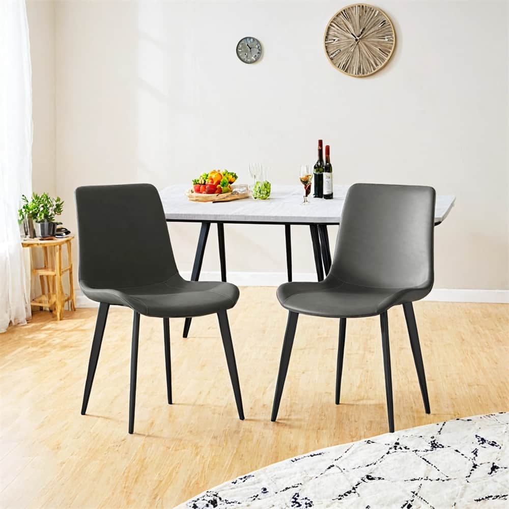 Dining Chairs 2PCS,Kitchen&Dining Room Chairs,Upholstered Cushion Seat