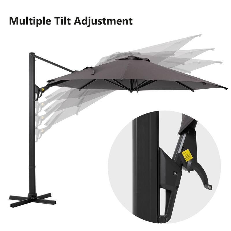 Royalcraft 11 ft Cantilever Patio Offset Umbrella