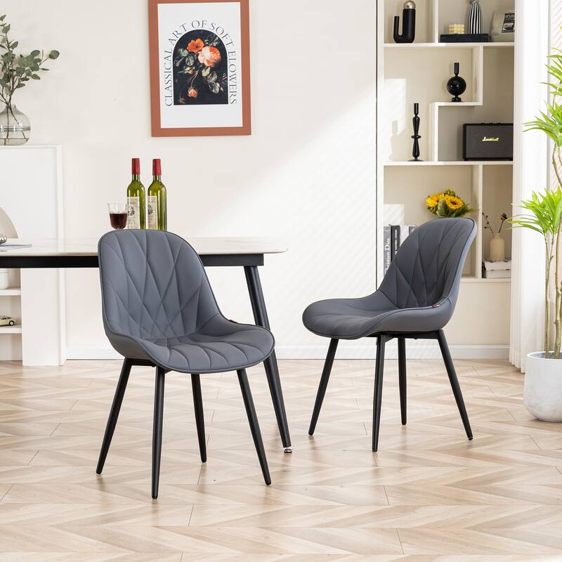 Upholstered Dining Chairs Set of 2 Modern Kitchen Chairs