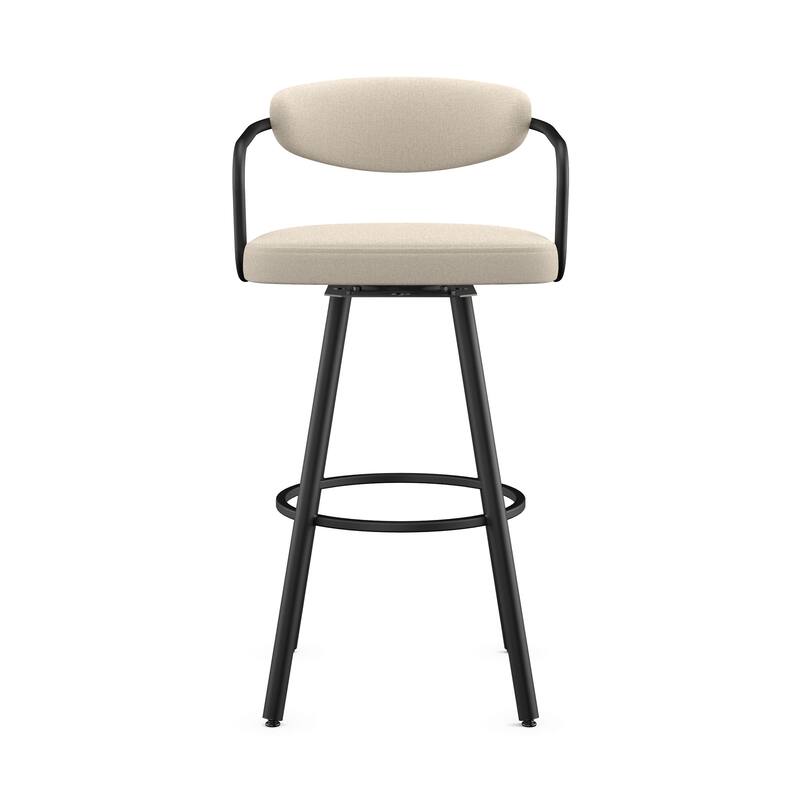 Amisco Ernesto Swivel Counter and Bar Stool with Arms