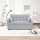 preview thumbnail 7 of 22, Velvet Daybed Futon with Pullout Bed & USB Ports